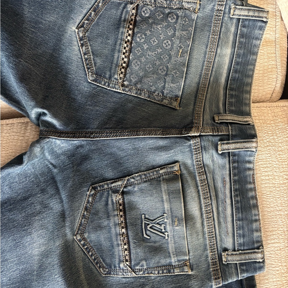 Louis Vuitton Faded Blue Skinny Jeans - Picture 4 of 4